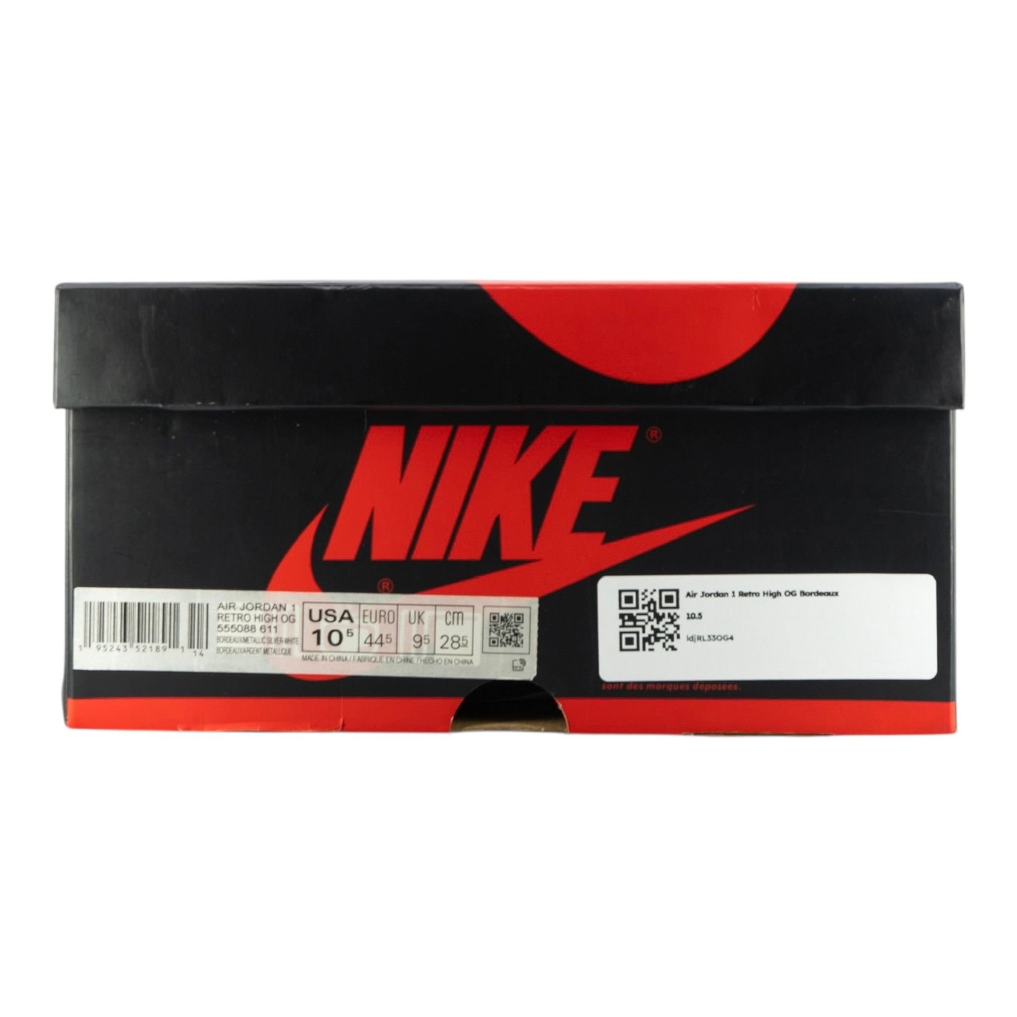 Nike 1 Retro High OG Bordeaux Size US 9 / EU 42 - 8 Thumbnail