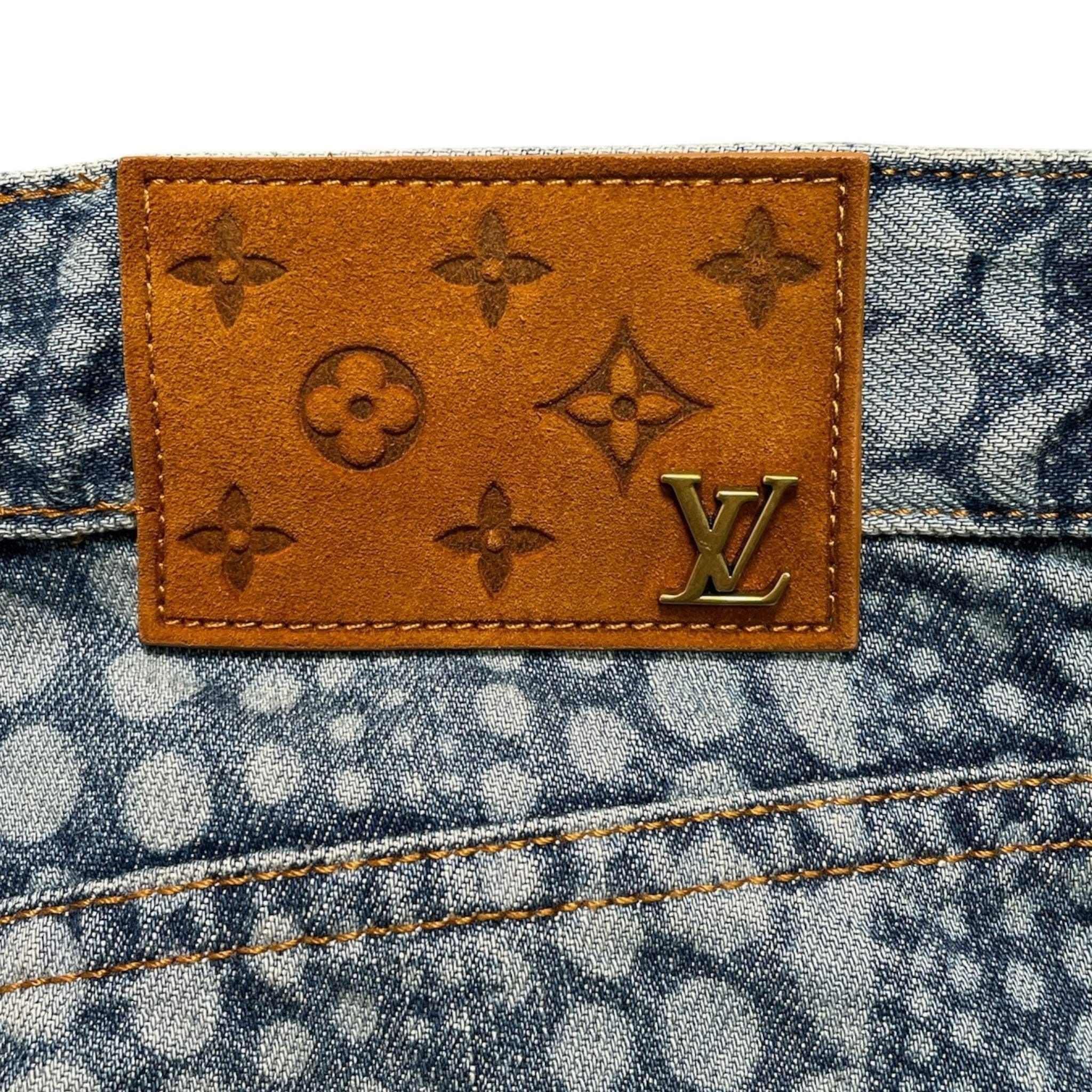 Louis Vuitton x Yayoi Kusama All Over Dots Pumpkin Jeans Indigo Size US 30 / EU 46 - 4 Thumbnail