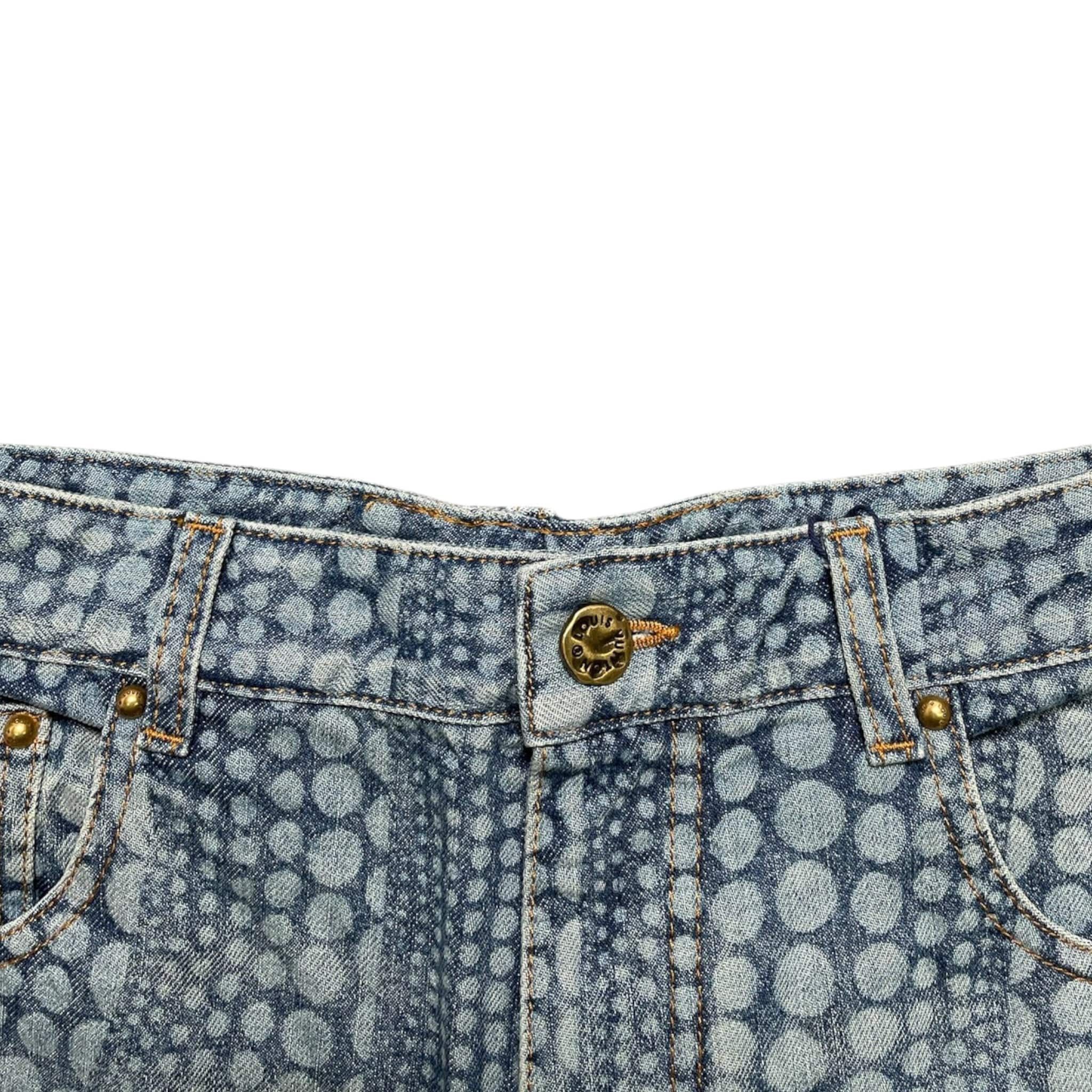 Louis Vuitton x Yayoi Kusama All Over Dots Pumpkin Jeans Indigo Size US 30 / EU 46 - 5 Thumbnail
