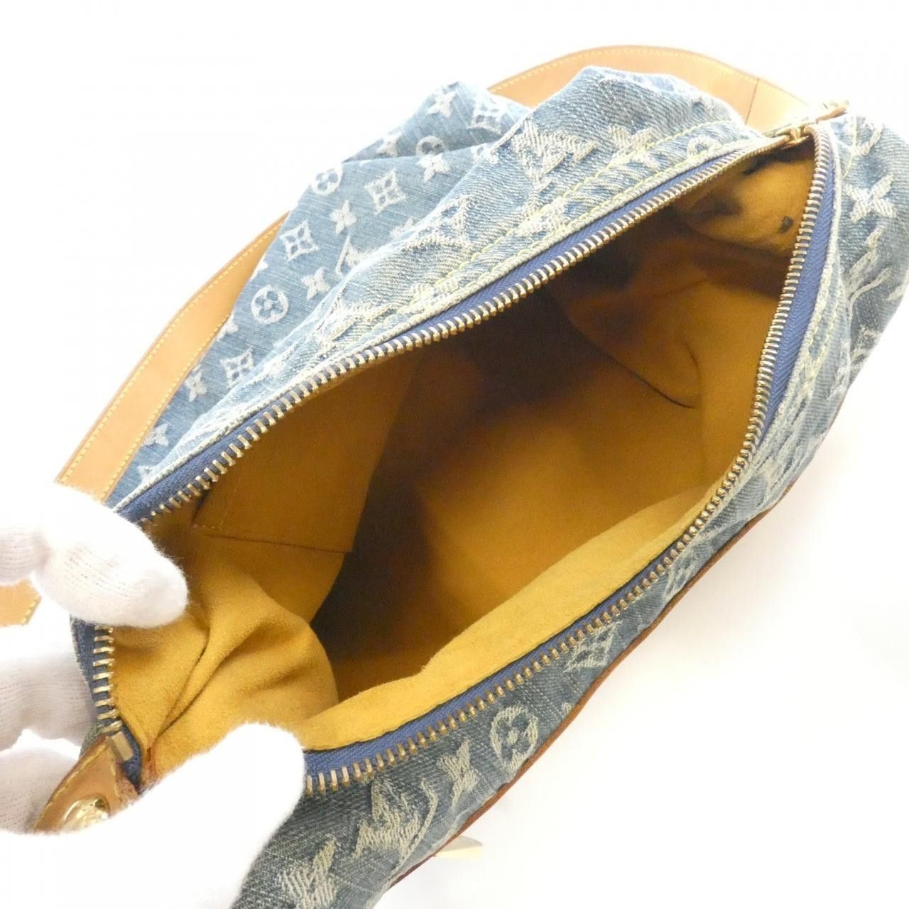 Louis Vuitton Louis Vuitton Louis Vuitton Monogram Denim Shoulder Bag Textile Shoulder Bag M95048 DUTY FREE for USA Size ONE SIZE - 9 Thumbnail