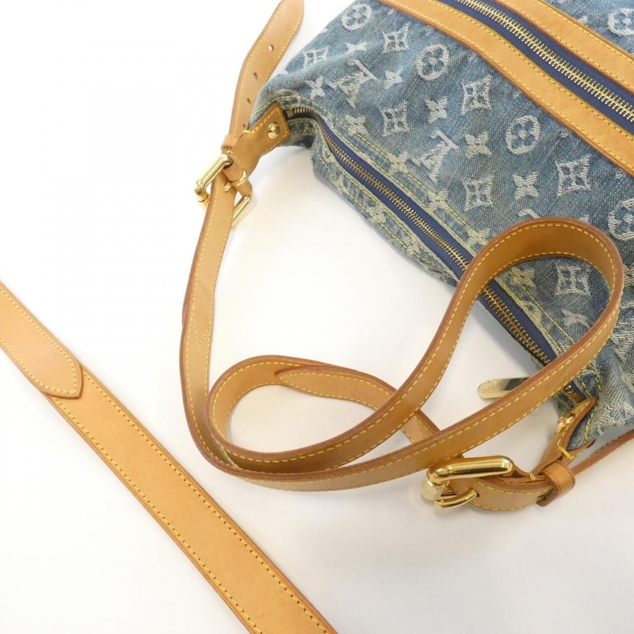 Louis Vuitton Louis Vuitton Louis Vuitton Monogram Denim Shoulder Bag Textile Shoulder Bag M95048 DUTY FREE for USA Size ONE SIZE - 6 Thumbnail