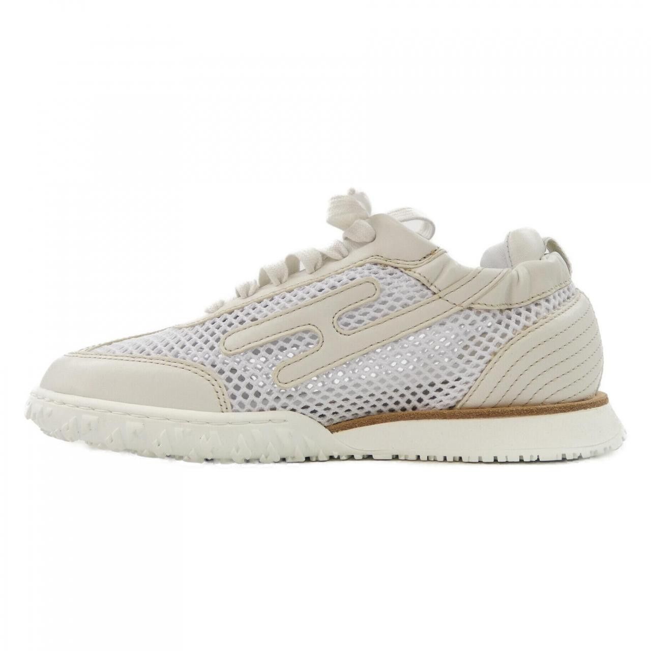 Hermes Hermes Hermes Jet Crochet Knit Nappa Leather Sneakers Textile Shoes DUTY FREE for USA Size ONE SIZE - 2 Thumbnail