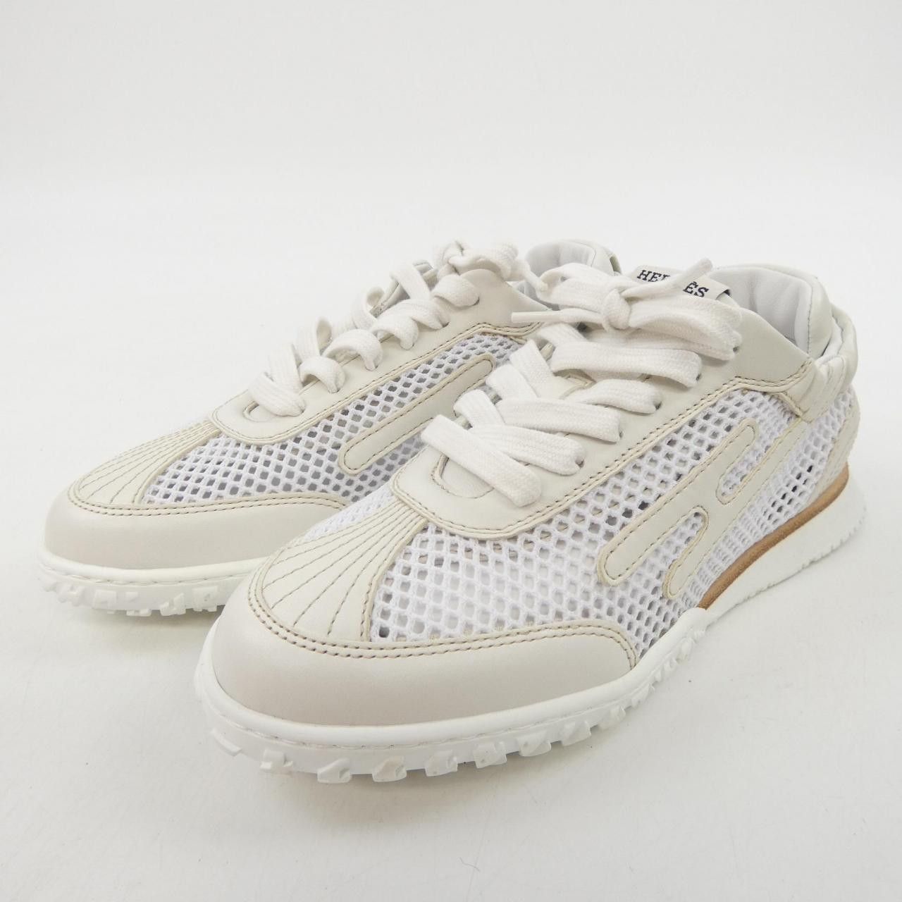 Hermes Hermes Hermes Jet Crochet Knit Nappa Leather Sneakers Textile Shoes DUTY FREE for USA Size ONE SIZE - 3 Thumbnail