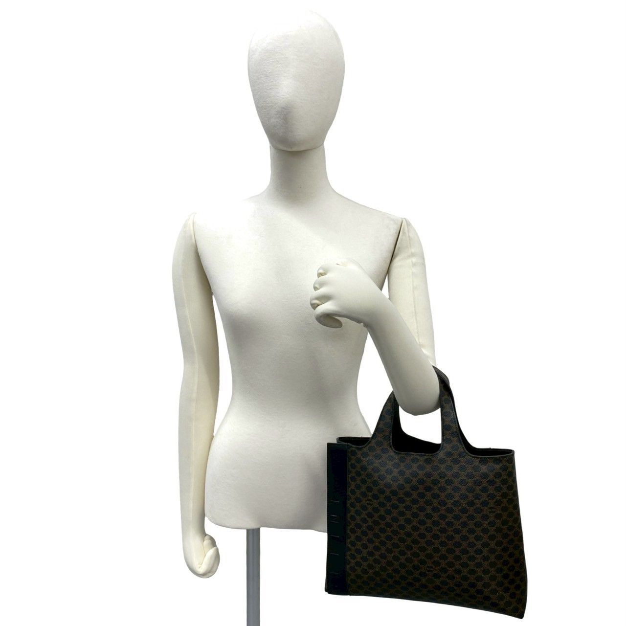 Celine Celine Celine Macadam Triomphe PVC Leather Handbag Leather Tote Bag DUTY FREE for USA Size ONE SIZE - 3 Thumbnail