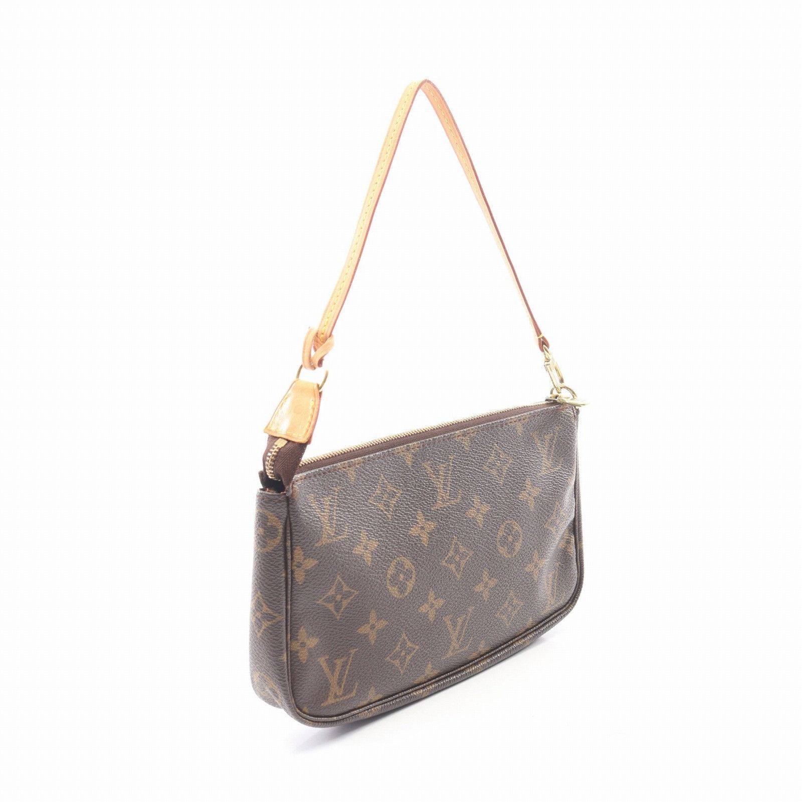 Louis Vuitton Louis Vuitton Louis Vuitton Pochette Accessoires Monogram Handbag Textile Handbag M51980 DUTY FREE for USA Size ONE SIZE - 2 Thumbnail