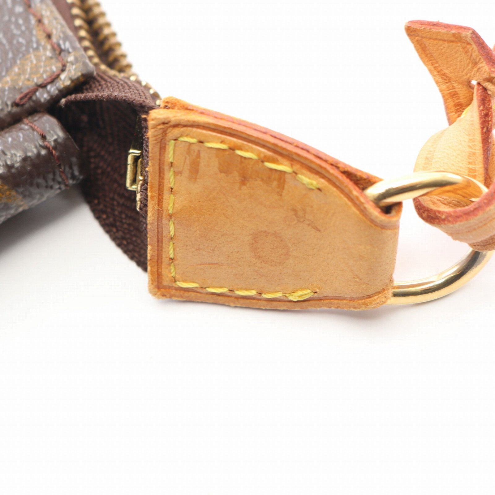 Louis Vuitton Louis Vuitton Louis Vuitton Pochette Accessoires Monogram Handbag Textile Handbag M51980 DUTY FREE for USA Size ONE SIZE - 6 Thumbnail
