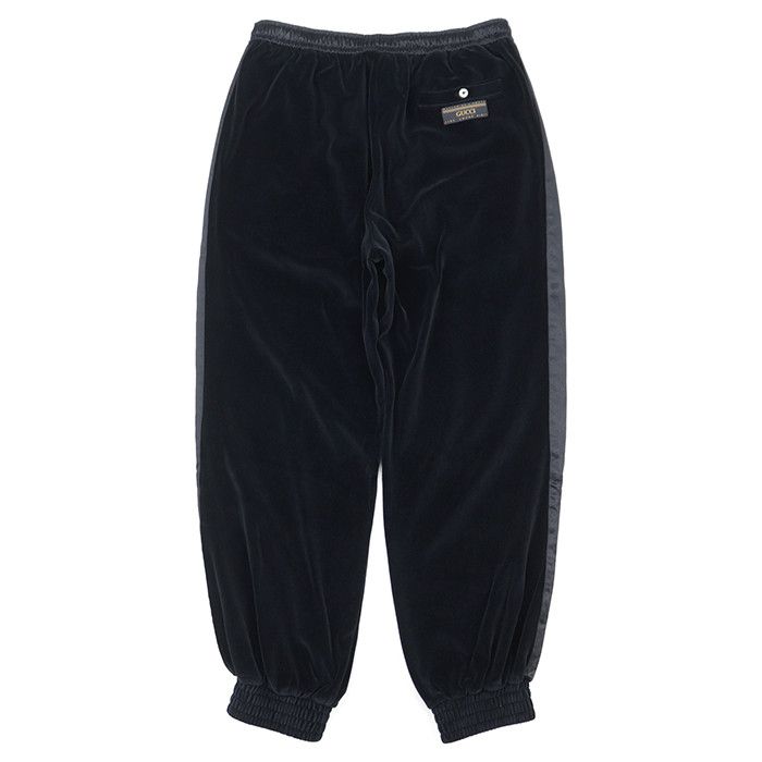 Gucci Gucci Gucci Velour Satin Sweatpants Textile Bottoms DUTY FREE for USA Size ONE SIZE - 5 Thumbnail