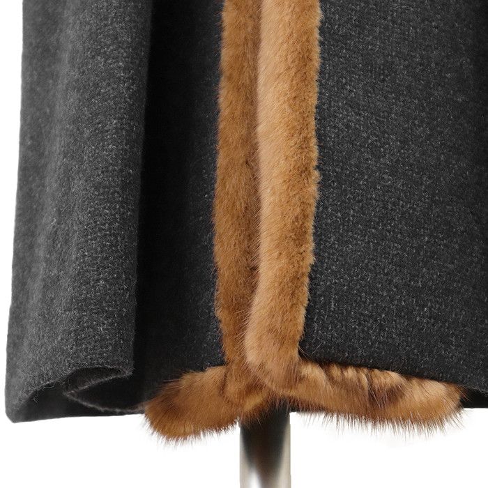 Other Other FOXEY BOUTIQUE Cashmere Wool Mink Coat Textile Outerwear 14370-AC0102 DUTY FREE for USA Size ONE SIZE - 14 Thumbnail
