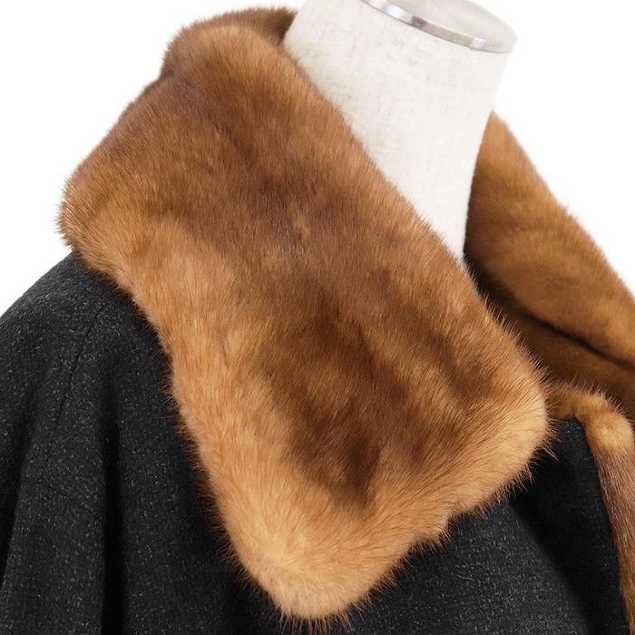 Other Other FOXEY BOUTIQUE Cashmere Wool Mink Coat Textile Outerwear 14370-AC0102 DUTY FREE for USA Size ONE SIZE - 12 Thumbnail