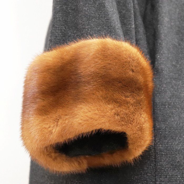 Other Other FOXEY BOUTIQUE Cashmere Wool Mink Coat Textile Outerwear 14370-AC0102 DUTY FREE for USA Size ONE SIZE - 5 Thumbnail