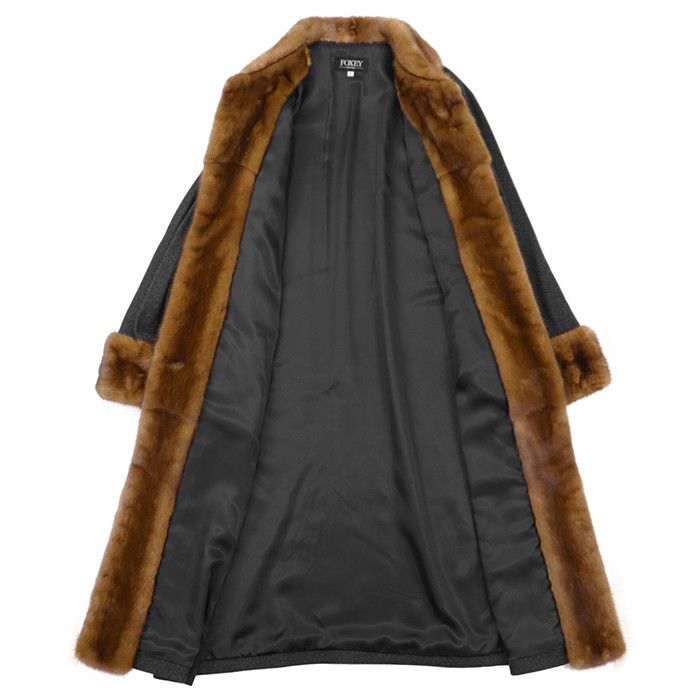 Other Other FOXEY BOUTIQUE Cashmere Wool Mink Coat Textile Outerwear 14370-AC0102 DUTY FREE for USA Size ONE SIZE - 8 Thumbnail