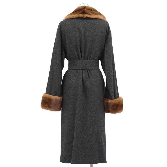 Other Other FOXEY BOUTIQUE Cashmere Wool Mink Coat Textile Outerwear 14370-AC0102 DUTY FREE for USA Size ONE SIZE - 6 Thumbnail