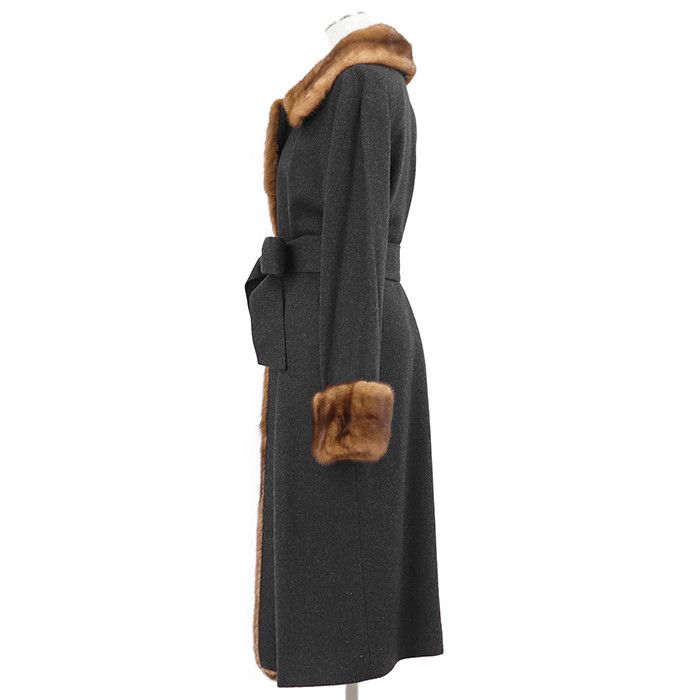 Other Other FOXEY BOUTIQUE Cashmere Wool Mink Coat Textile Outerwear 14370-AC0102 DUTY FREE for USA Size ONE SIZE - 13 Thumbnail