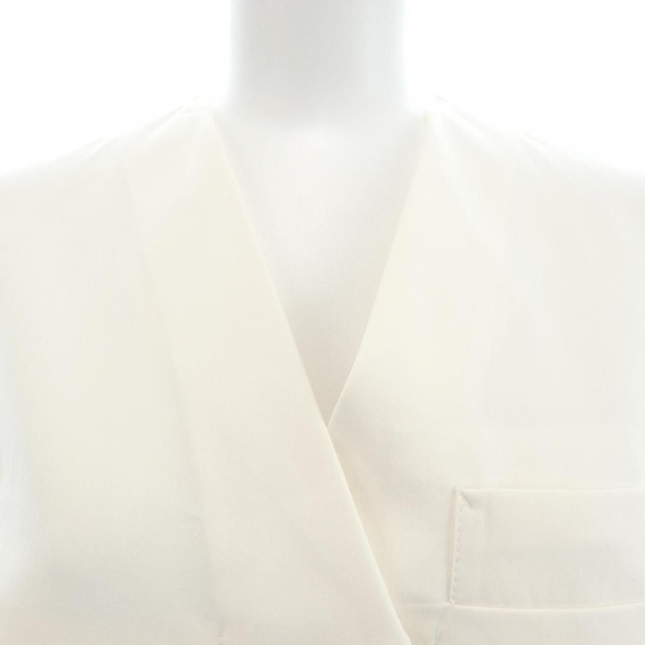 Jil Sander Jil Sander Jil Sander Cotton Shirt Textile Dress Shirt J02BN0154 DUTY FREE for USA Size ONE SIZE - 5 Thumbnail