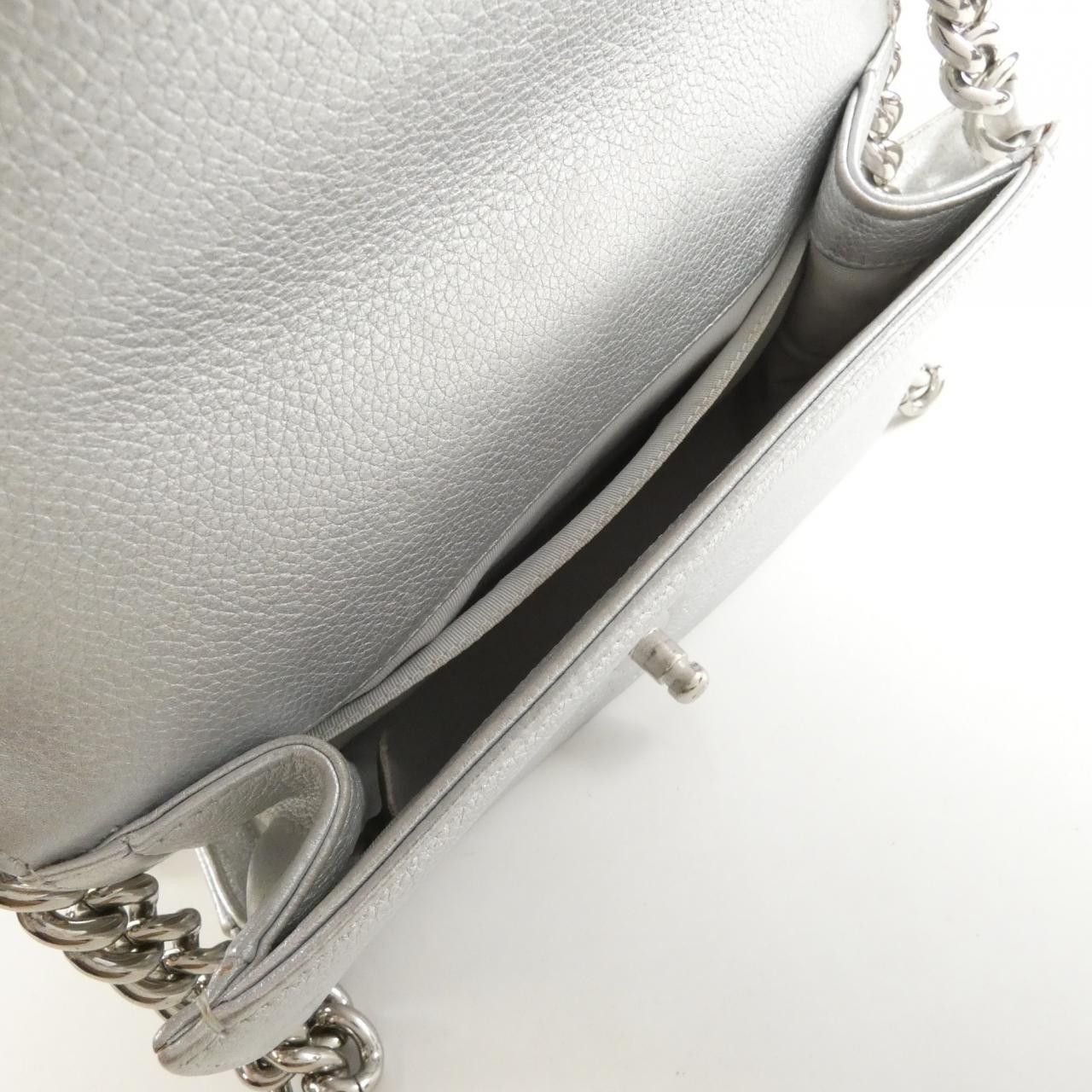 Chanel Chanel Chanel Boy Chanel Metallic Calf Shoulder Bag Leather Shoulder Bag 67085 DUTY FREE for USA Size ONE SIZE - 9 Thumbnail