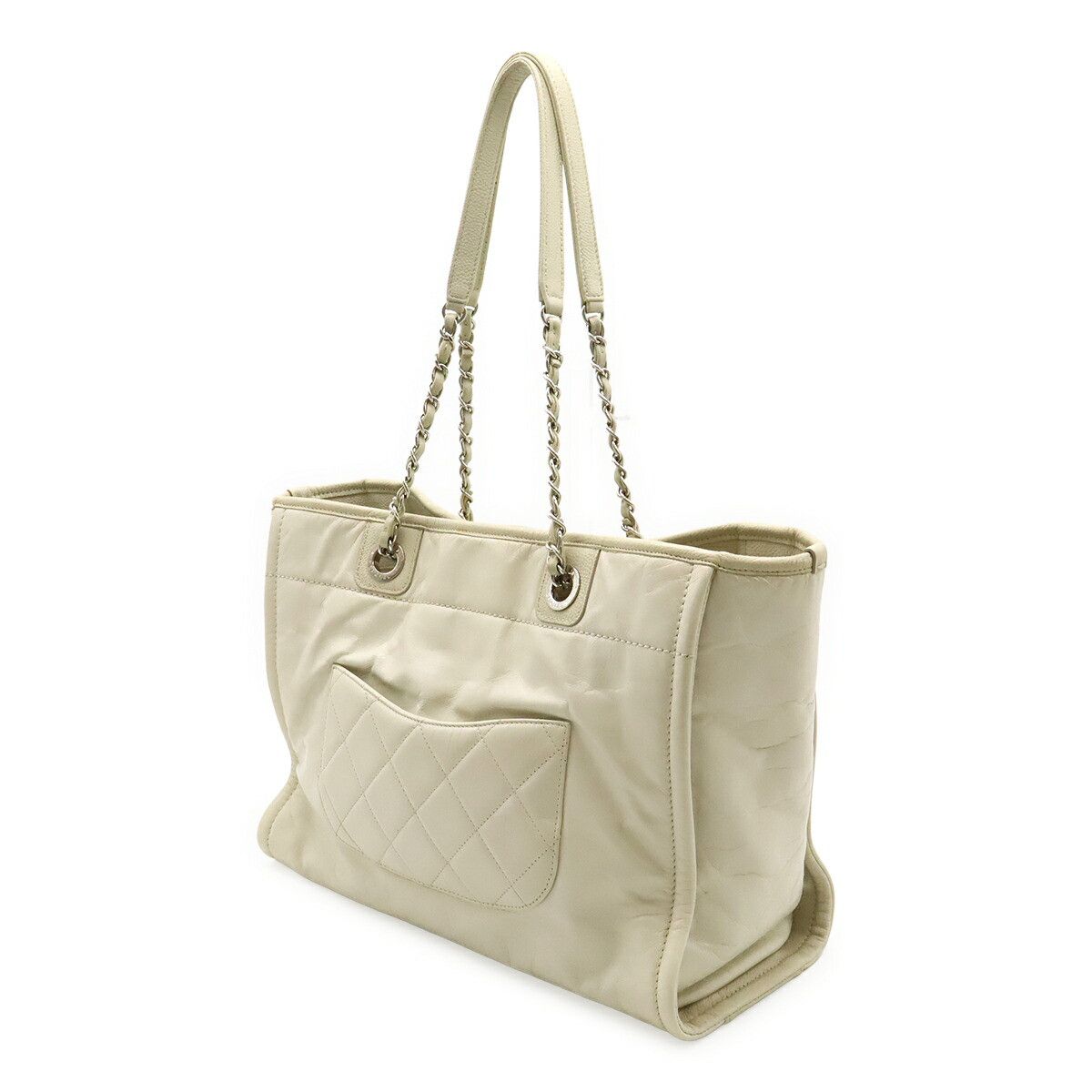 Chanel Chanel Chanel Deauville Leather Tote Bag Leather Shoulder Bag A93257 DUTY FREE for USA Size ONE SIZE - 2 Thumbnail