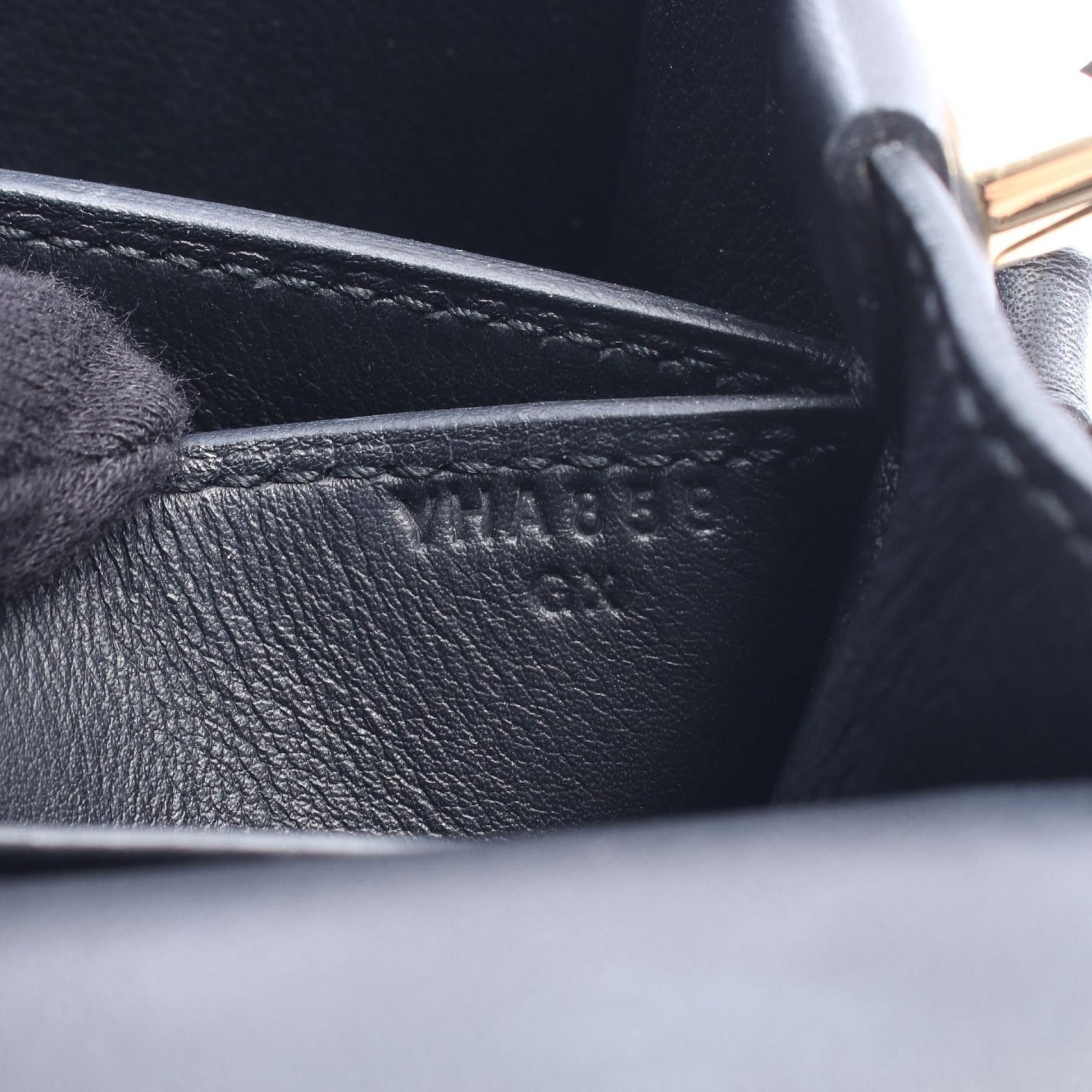 Hermes Hermes Hermes Roulis Mini Swift Calfskin Shoulder Bag Leather Shoulder Bag Stamp Y (2020) DUTY FREE for USA Size ONE SIZE - 5 Thumbnail