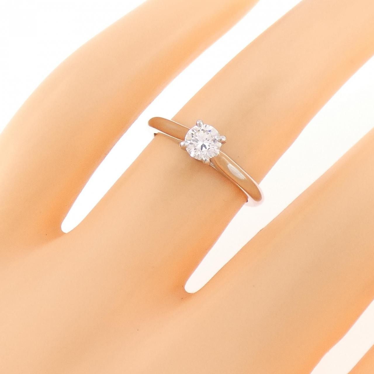Cartier Cartier Cartier 1895 Solitaire Platinum Ring Size 8 Precious Metal Ring DUTY FREE for USA Size ONE SIZE - 5 Thumbnail