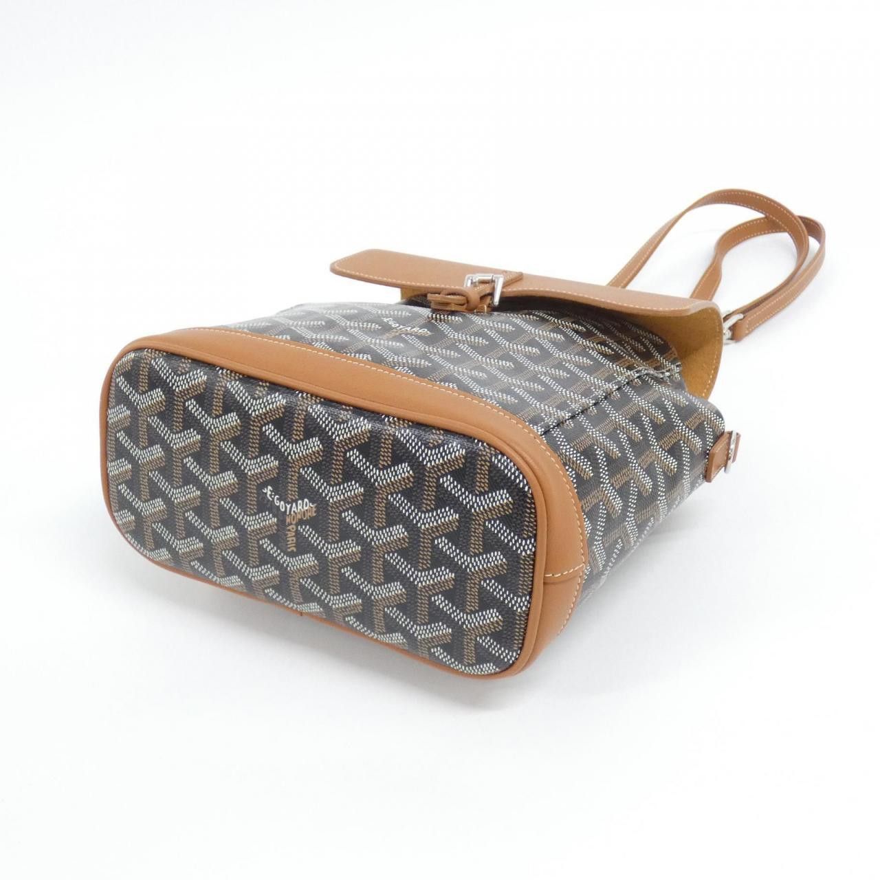 Goyard Goyard Goyard Alpain Mini Coated Canvas Backpack Leather Backpack DUTY FREE for USA Size ONE SIZE - 3 Thumbnail
