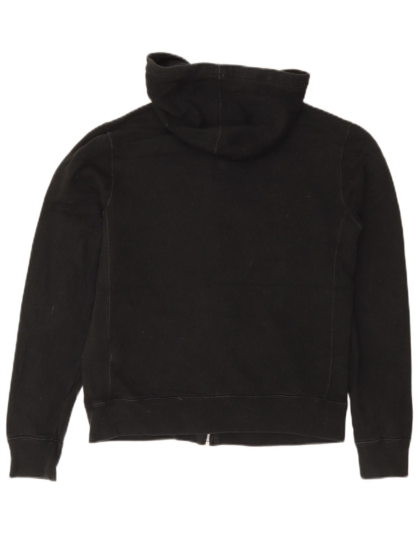 Ralph Lauren Womens Zip Hoodie Sweater UK 10 Small Black Cotton Size XS / US 0-2 / IT 36-38 - 2 Thumbnail