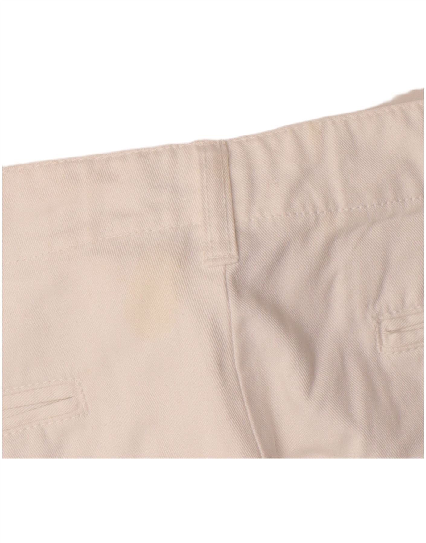Ralph Lauren Womens Straight Chino Trousers US 12 Large W36 L30 White Size 30" / US 8 / IT 44 - 3 Thumbnail