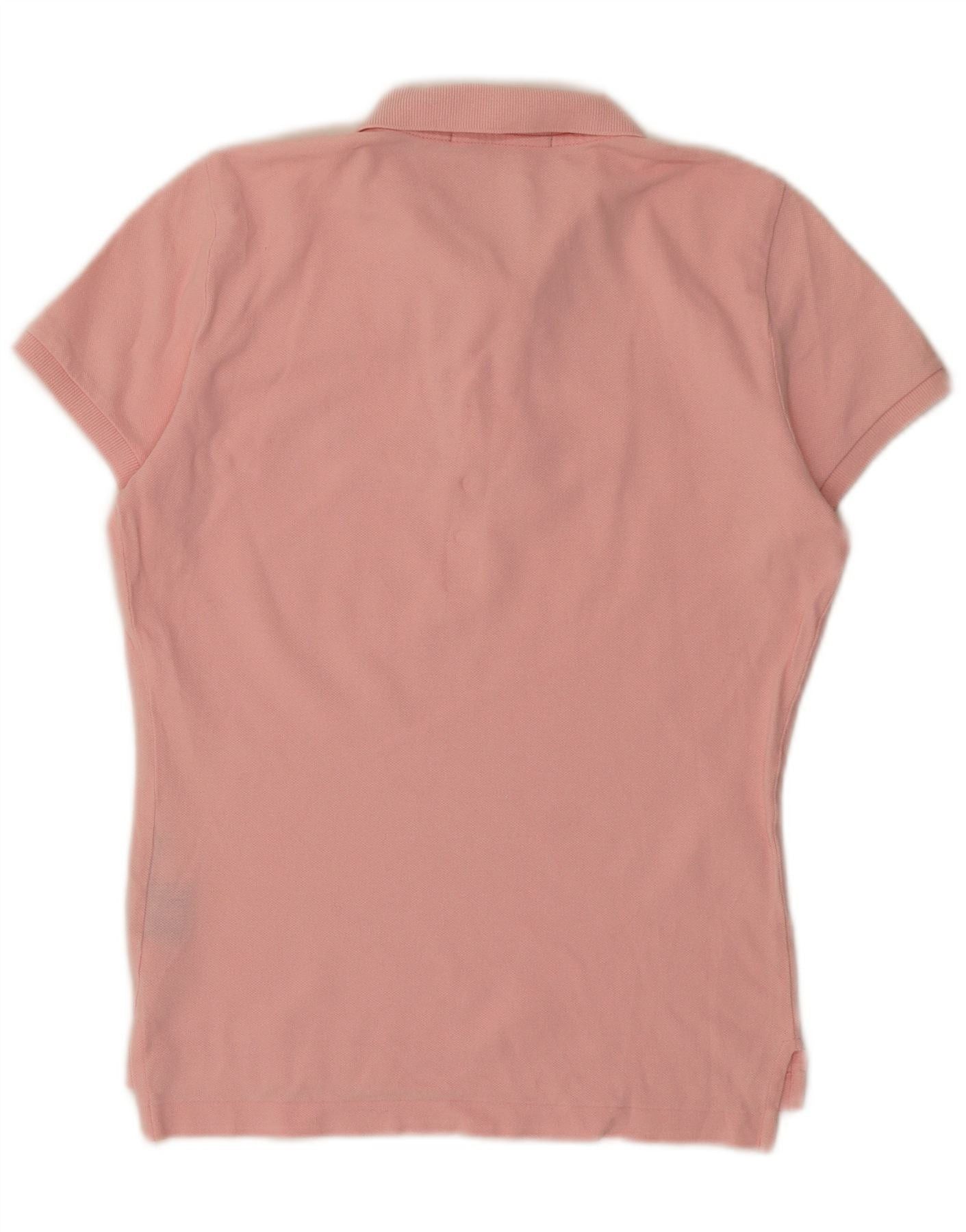 Ralph Lauren Womens Slim Fit Polo Shirt UK 12 Medium Pink Size XS / US 0-2 / IT 36-38 - 2 Thumbnail