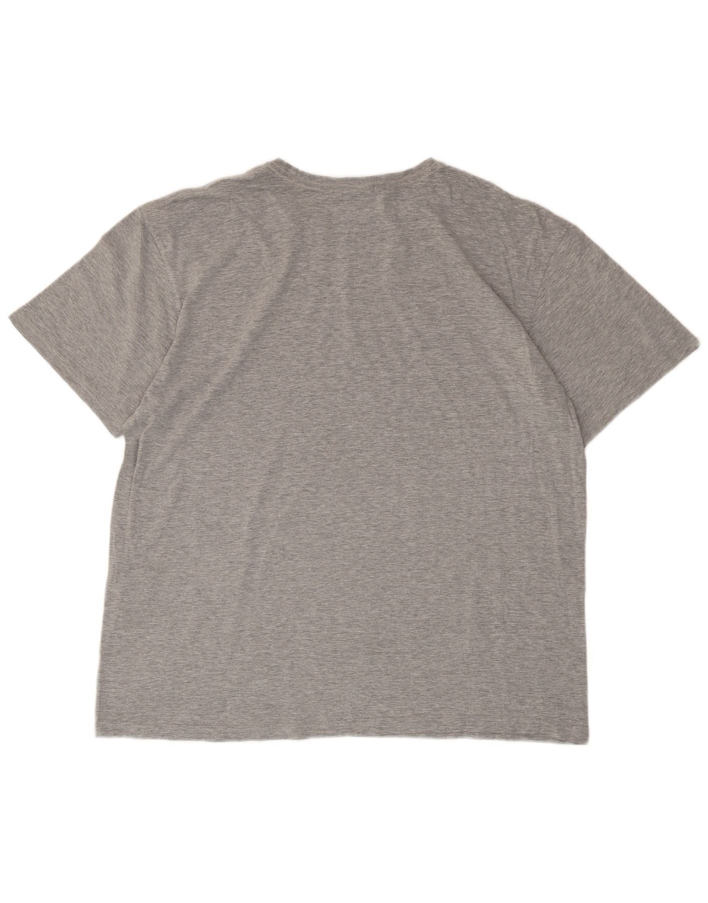 Polo Ralph Lauren Mens T-Shirt Top Large Grey Flecked Cotton Size US XXL / EU 58 / 5 - 2 Thumbnail