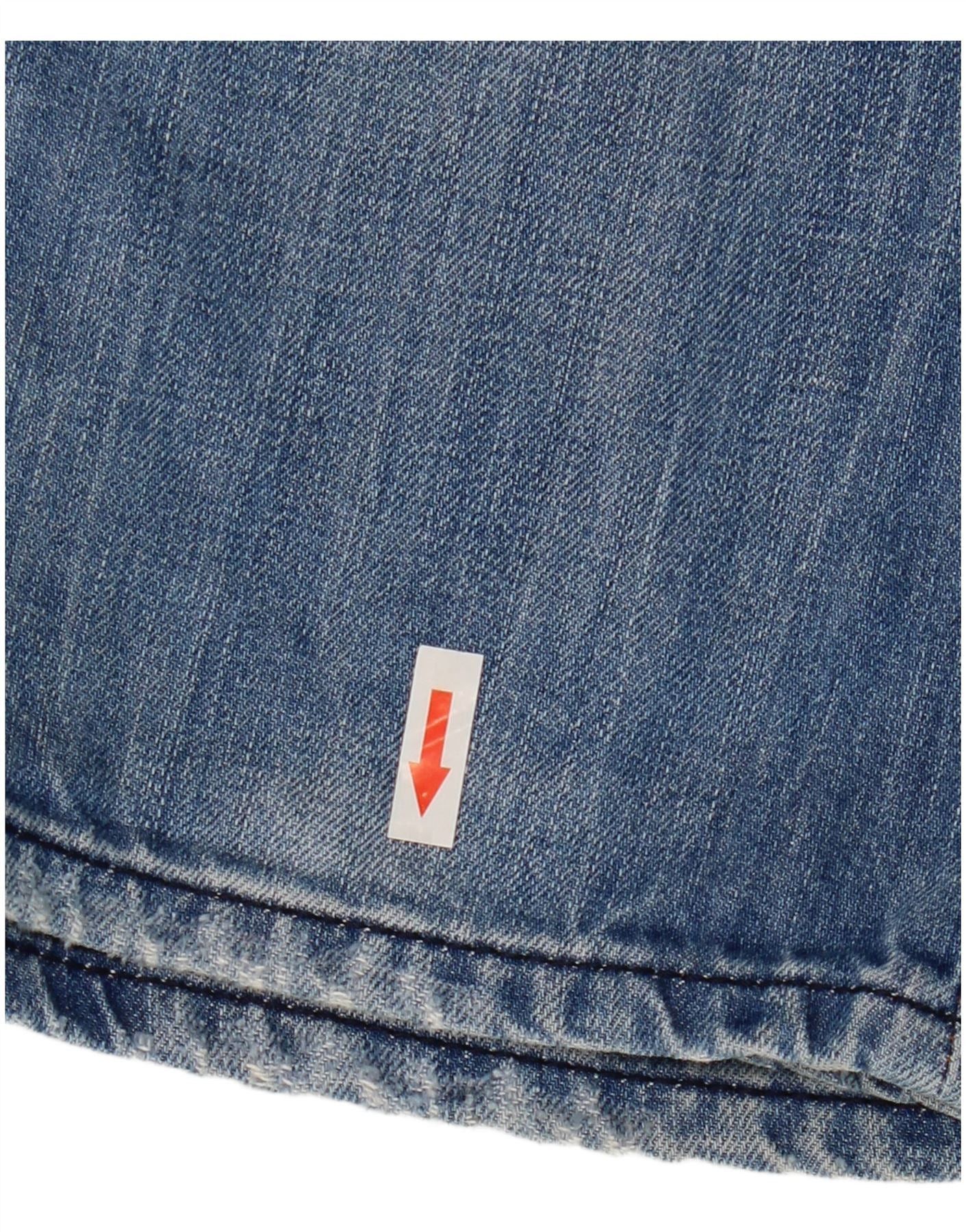 Diesel Mens Iakop Distressed Slim Jeans W33 L34 Blue Cotton Size US 33 - 3 Thumbnail