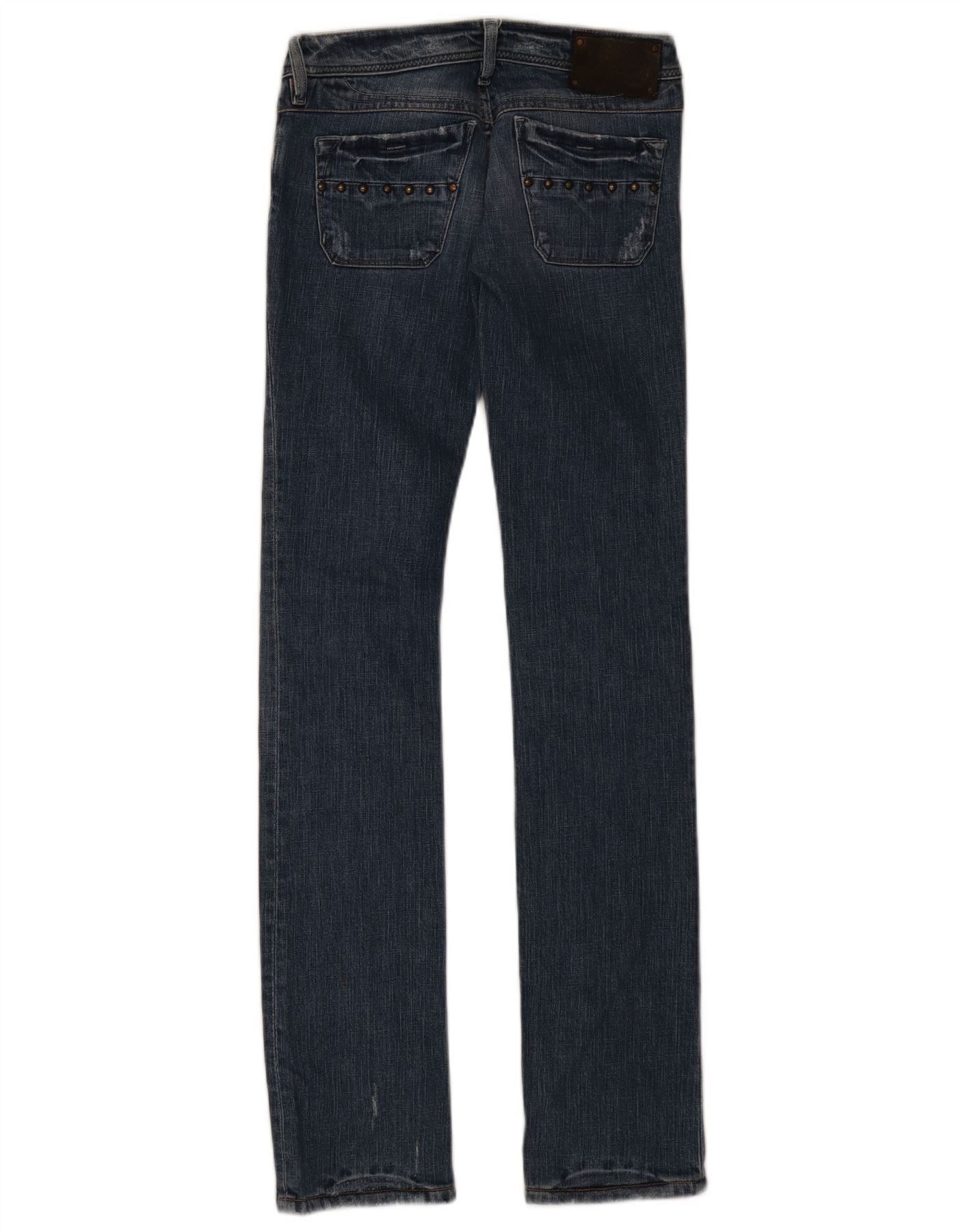 Diesel Womens Lowky Distressed Skinny Jeans W25 L34 Blue Cotton Size 42" / US 20 - 2 Thumbnail