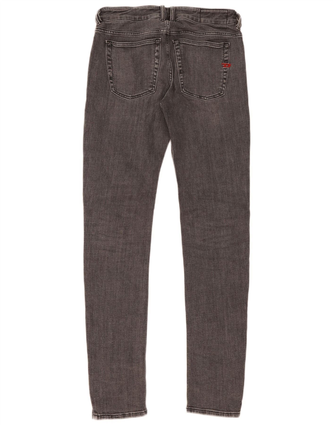 Diesel Mens Skinny Jeans W30 L32 Grey Cotton Size US 30 / EU 46 - 2 Thumbnail