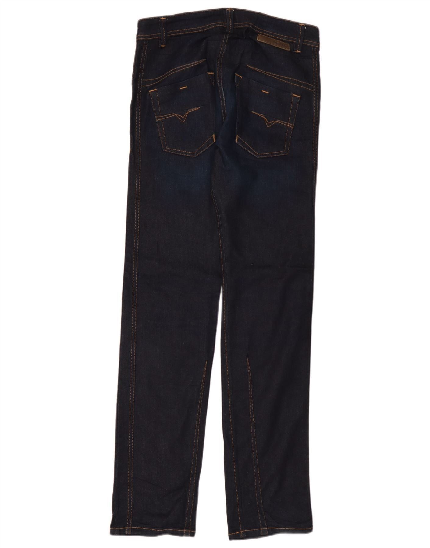 Diesel Womens Darron Regular Slim Tapered Jeans W30 L32 Navy Blue C Size 42" / US 20 - 2 Thumbnail