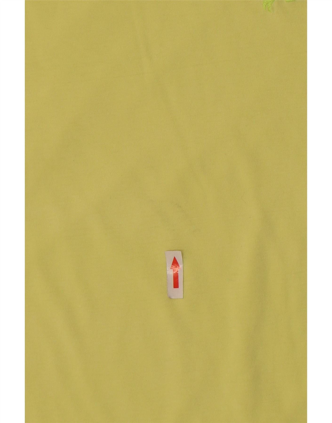 Diesel Mens T-Shirt Top XL Yellow Size US XXL / EU 58 / 5 - 3 Thumbnail