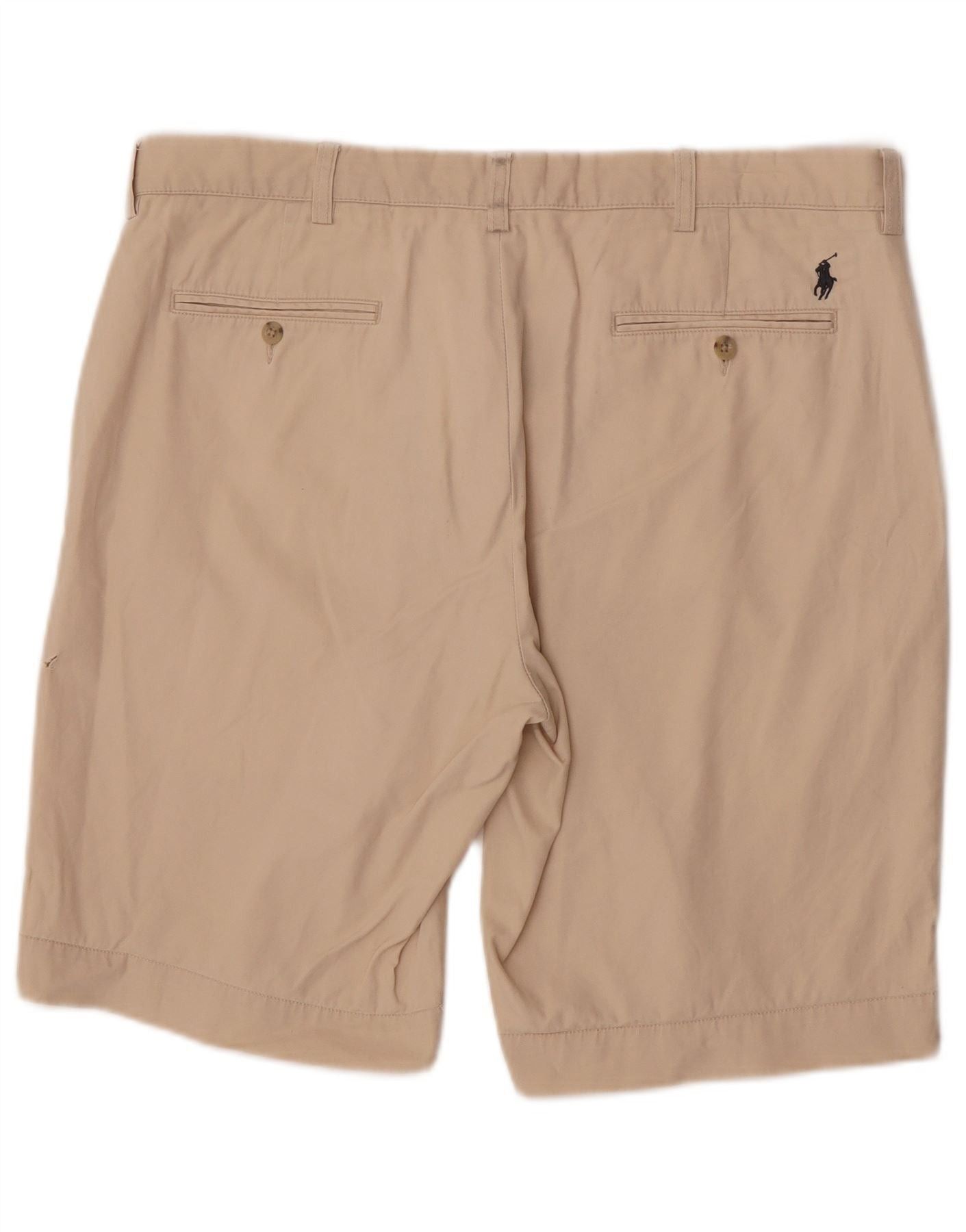 Polo Ralph Lauren Mens Chino Shorts W36 Large Beige Cotton Size US 36 / EU 52 - 2 Thumbnail