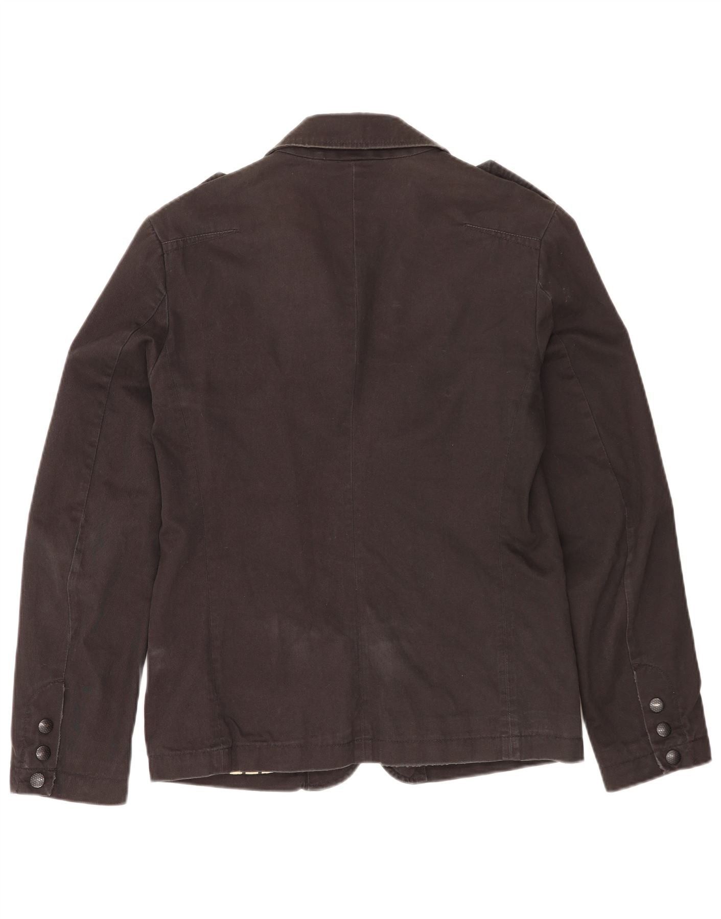 Diesel Mens Military Military Jacket UK 40 Large Black Size US M / EU 48-50 / 2 - 2 Thumbnail