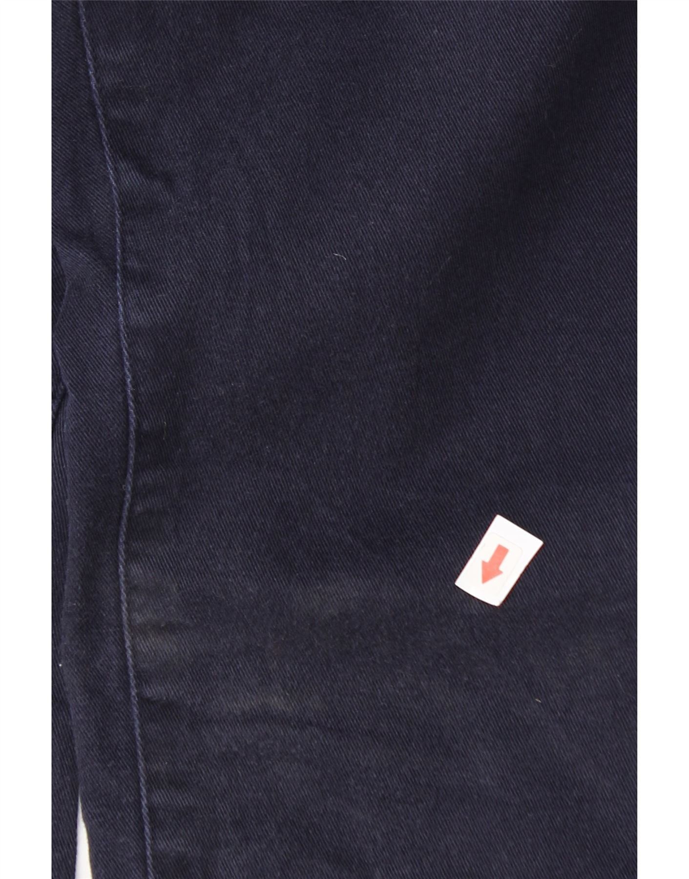 Ralph Lauren Womens Petite High Waist Bermuda Shorts US 14 XL W34 Navy Bl Size 36" / US 14 / IT 50 - 3 Thumbnail