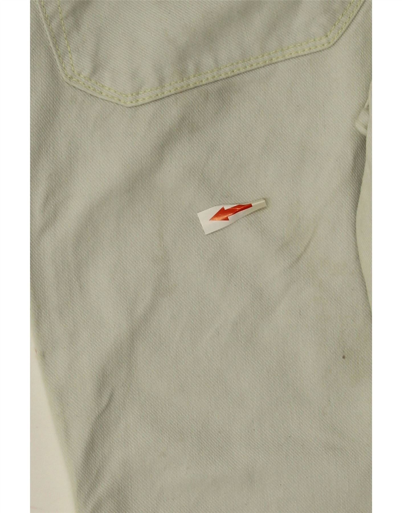 Diesel Womens Slim Jeans W27 L31 White Cotton Size 42" / US 20 - 3 Thumbnail