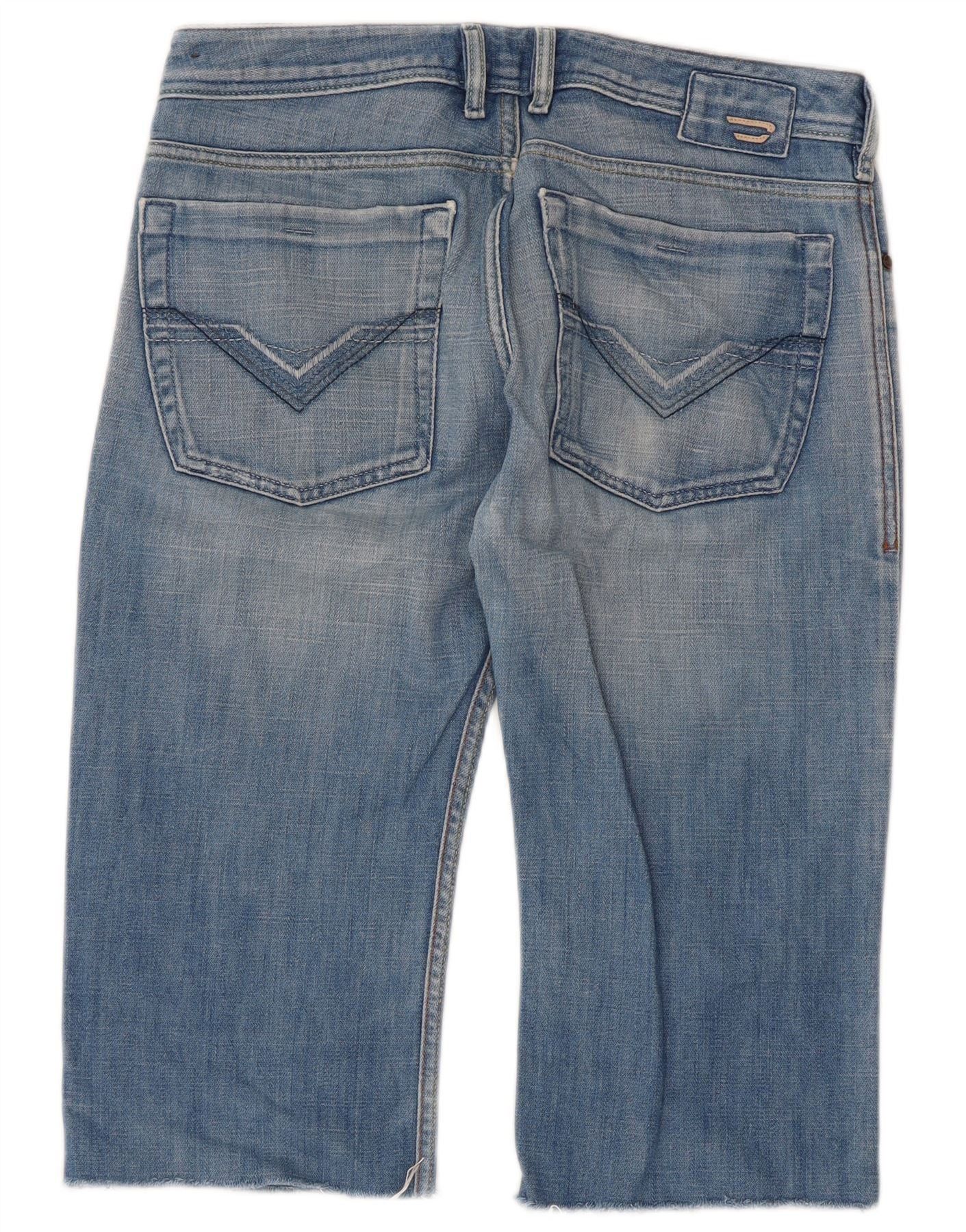 Diesel Mens Denim Shorts W30 Medium Blue Cotton Size US 30 / EU 46 - 2 Thumbnail