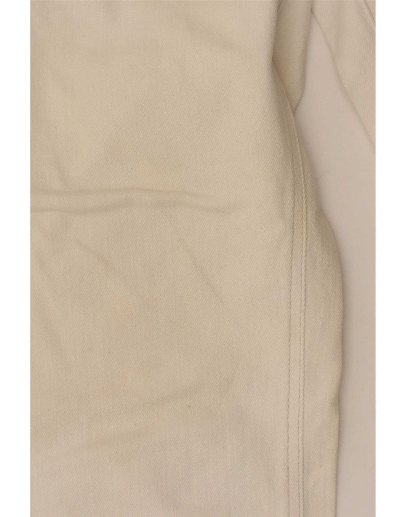 Diesel Womens Liv Slim Jeans W30 L34 White Cotton Size 42" / US 20 - 3 Thumbnail