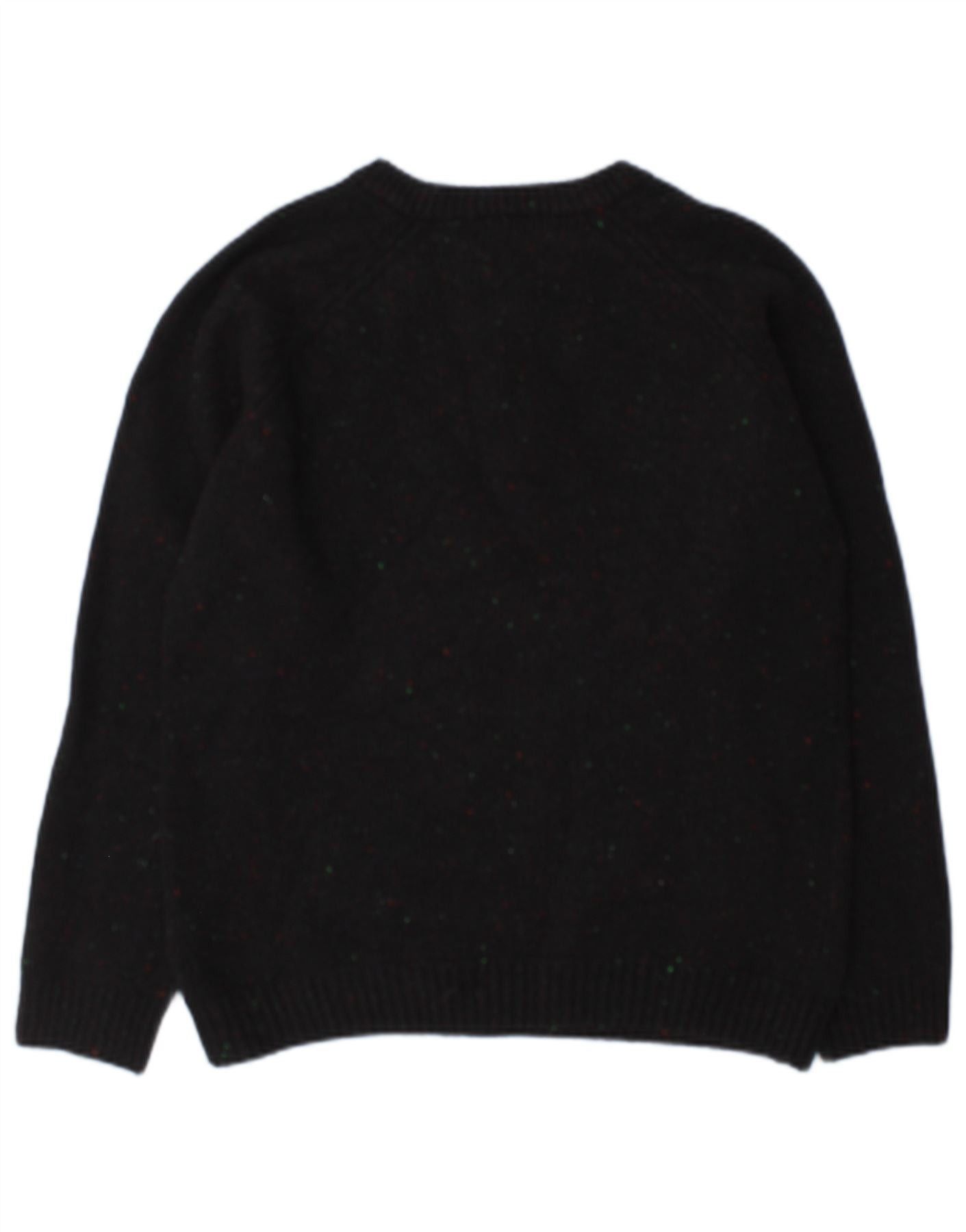 Carhartt Womens Crew Neck Jumper Sweater UK 14 Medium Black Flecked W Size M / US 6-8 / IT 42-44 - 2 Thumbnail