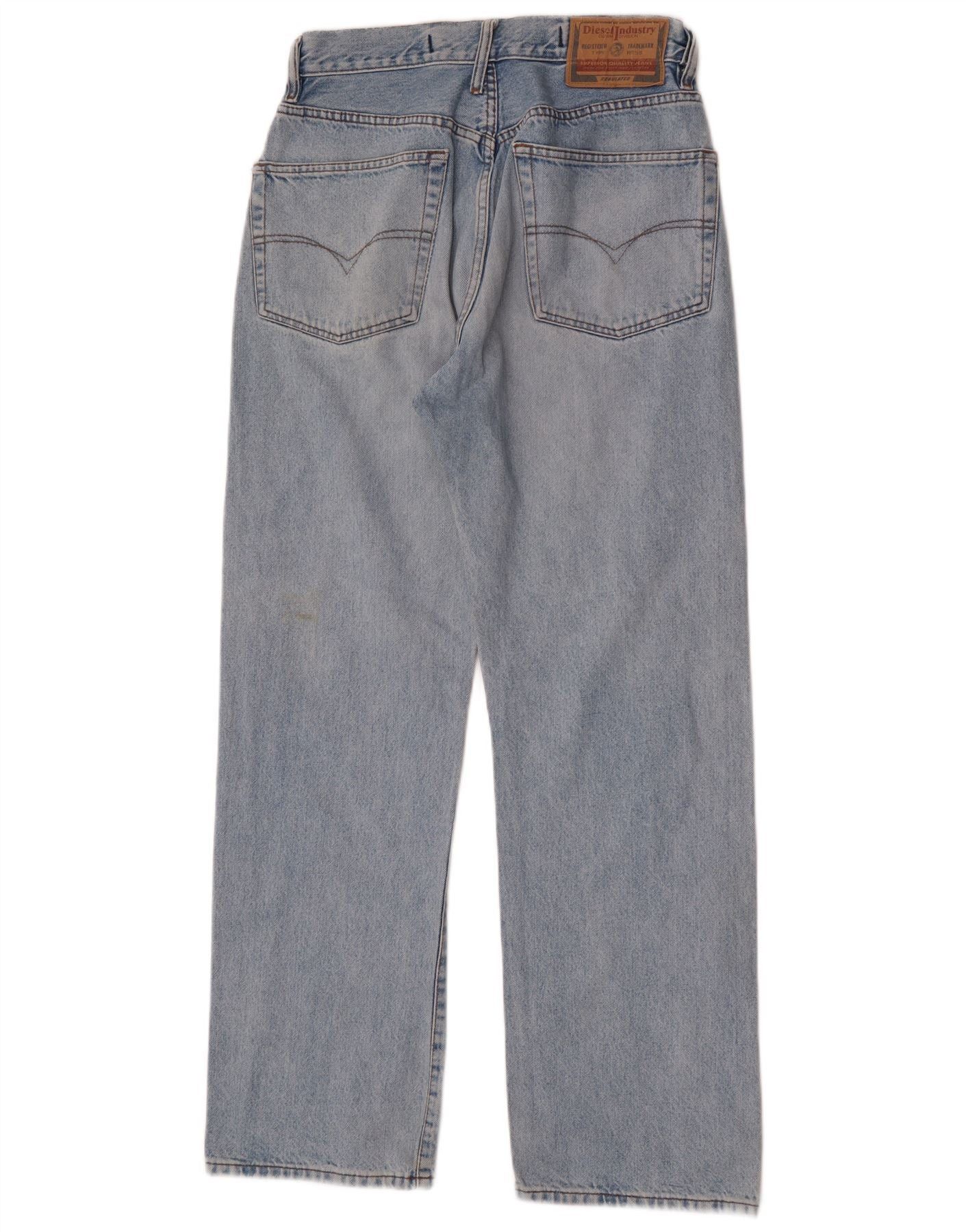 Diesel Womens High Waist Jeans W30 L32 Blue Cotton Size 42" / US 20 - 2 Thumbnail