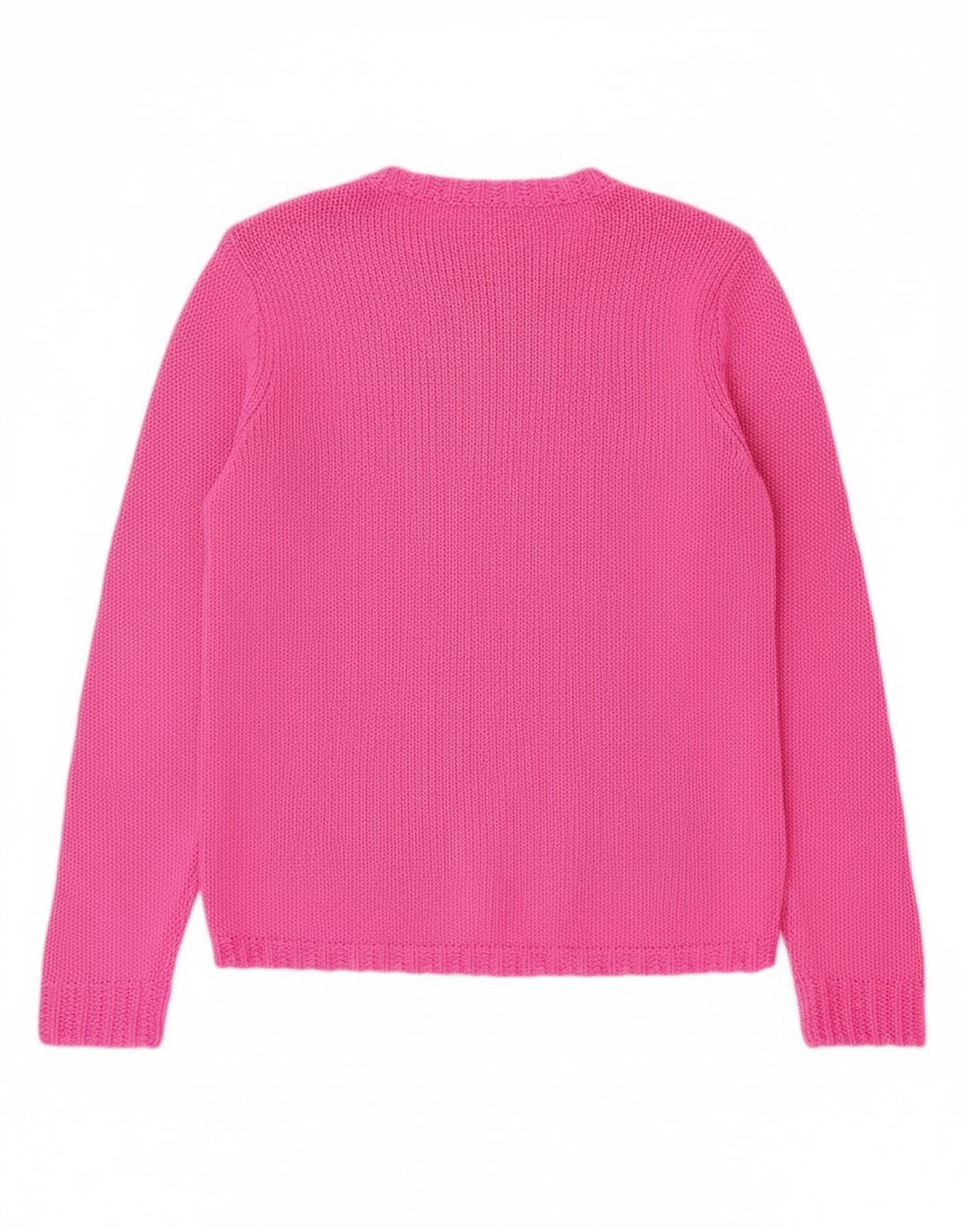 Ralph Lauren Womens Boat Neck Jumper Sweater UK 18 XL Pink Acrylic Size M / US 6-8 / IT 42-44 - 2 Thumbnail