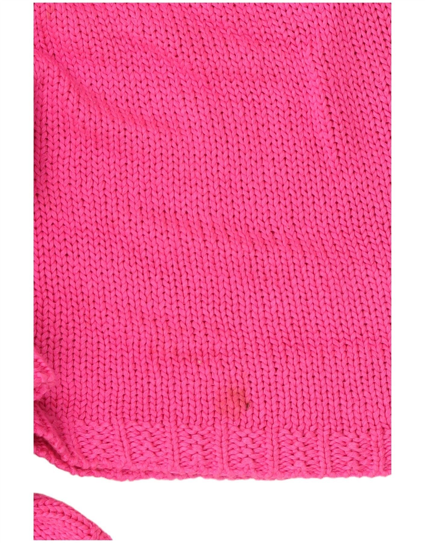 Ralph Lauren Womens Boat Neck Jumper Sweater UK 18 XL Pink Acrylic Size M / US 6-8 / IT 42-44 - 5 Thumbnail