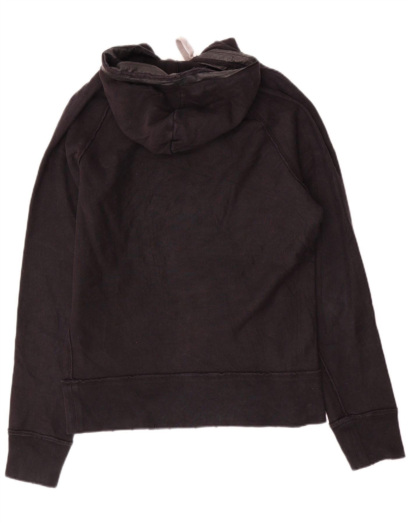 Diesel Mens Graphic Hoodie Jumper Medium Black Cotton Size US M / EU 48-50 / 2 - 2 Thumbnail