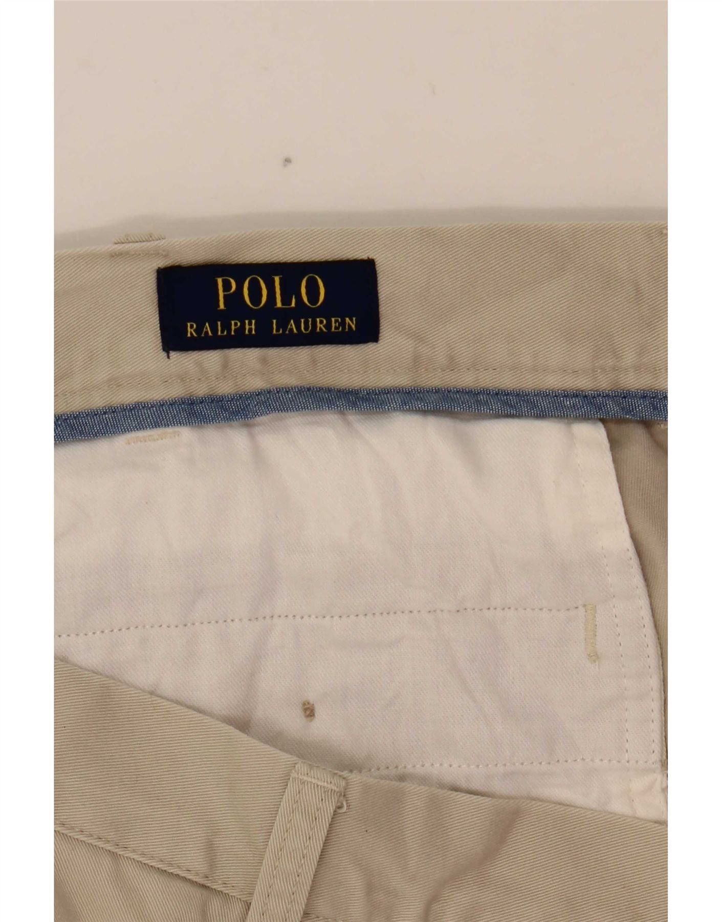 Polo Ralph Lauren Womens Chino Shorts EU 40 Medium W30 Beige Cotton Size 28" / US 6 / IT 42 - 4 Thumbnail