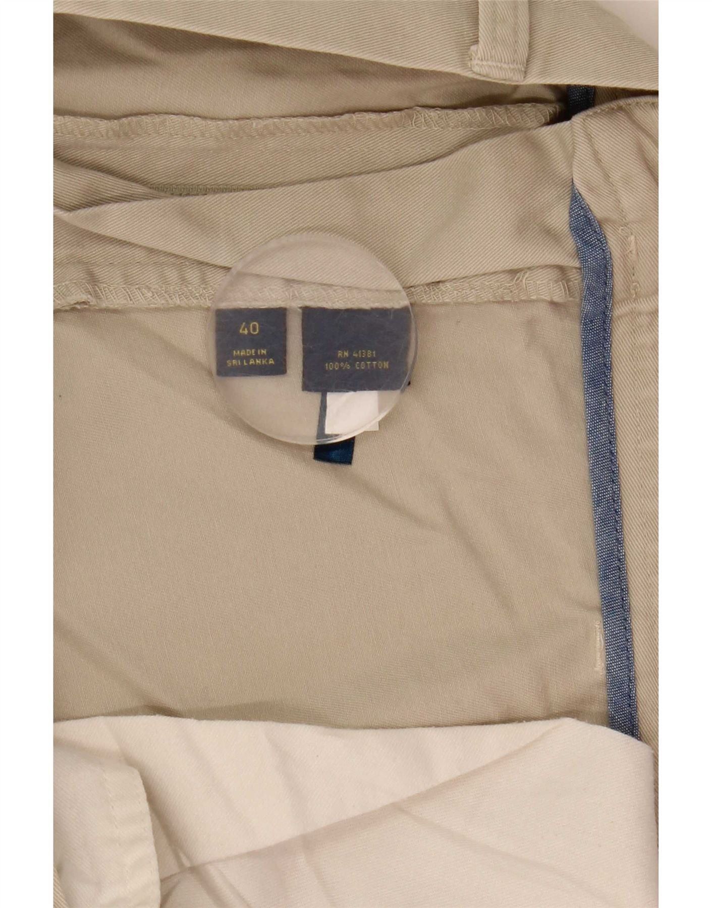 Polo Ralph Lauren Womens Chino Shorts EU 40 Medium W30 Beige Cotton Size 28" / US 6 / IT 42 - 3 Thumbnail
