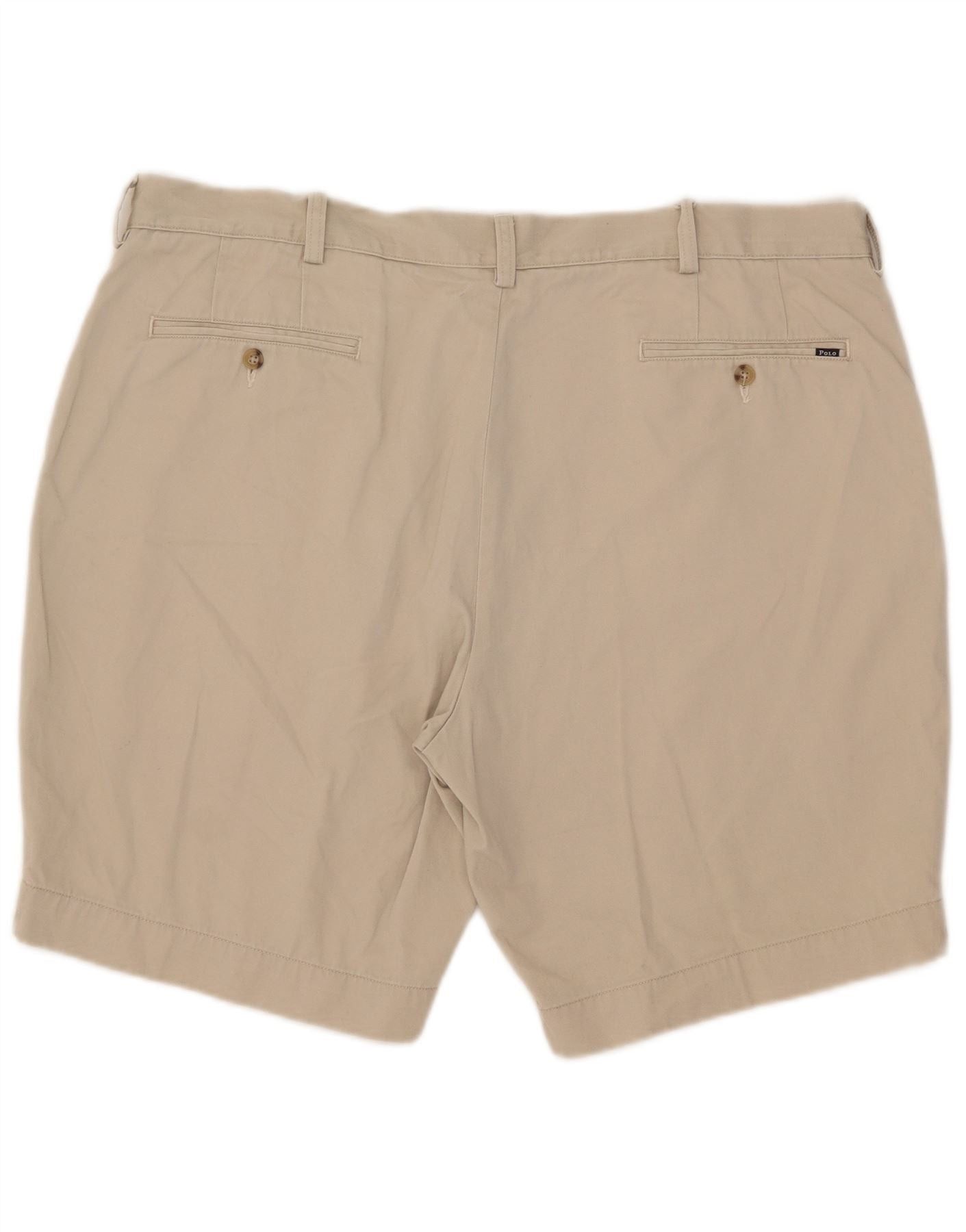 Polo Ralph Lauren Womens Chino Shorts EU 40 Medium W30 Beige Cotton Size 28" / US 6 / IT 42 - 2 Thumbnail