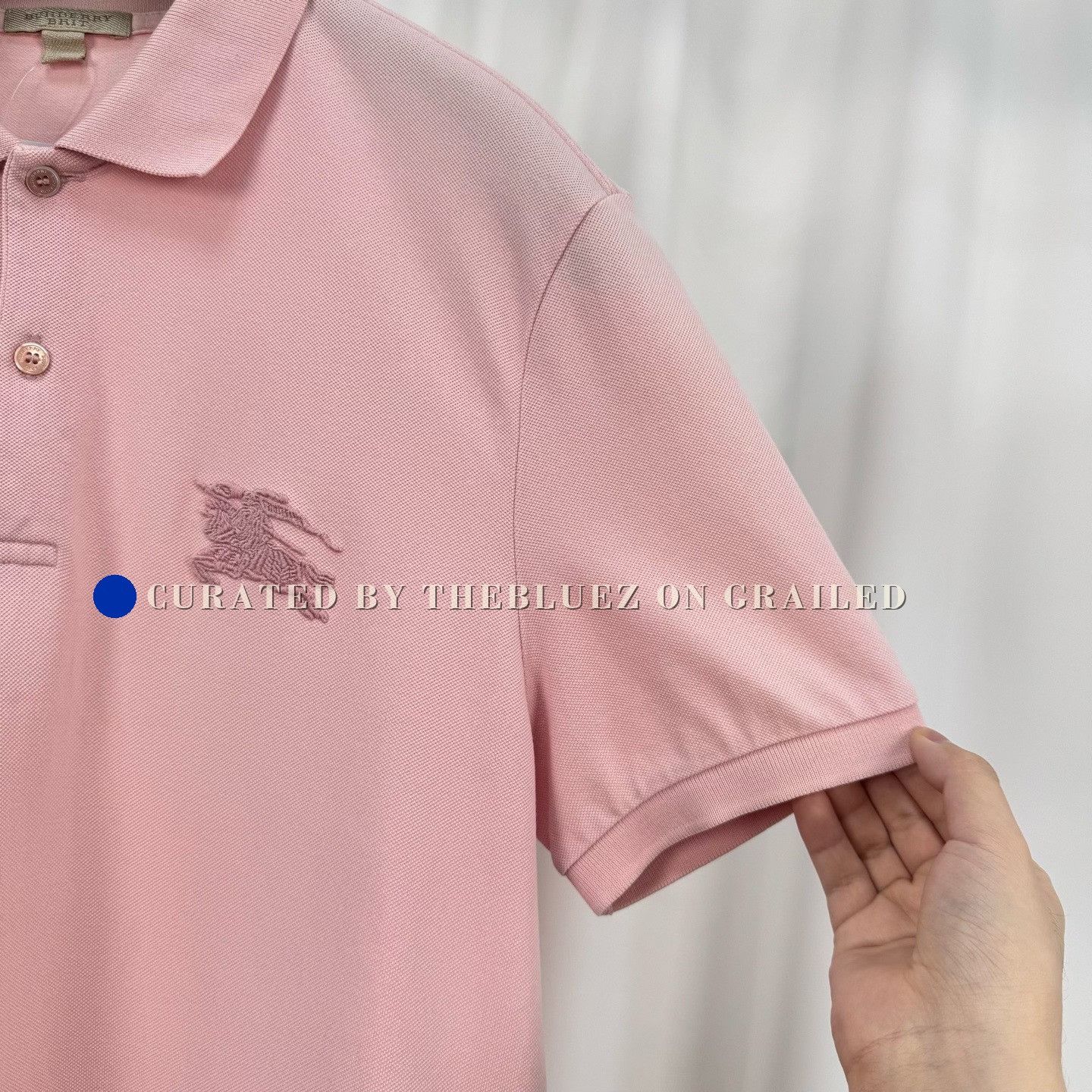 Burberry Burberry Embroidered Knight Polo Short Sleeve Size US M / EU 48-50 / 2 - 4 Thumbnail