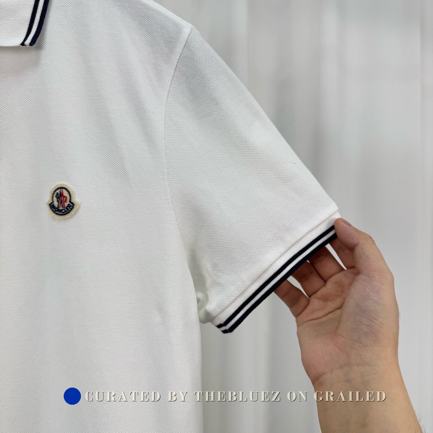 Moncler Moncler Embroidered Logo Polo Short Sleeve Size US S / EU 44-46 / 1 - 4 Thumbnail