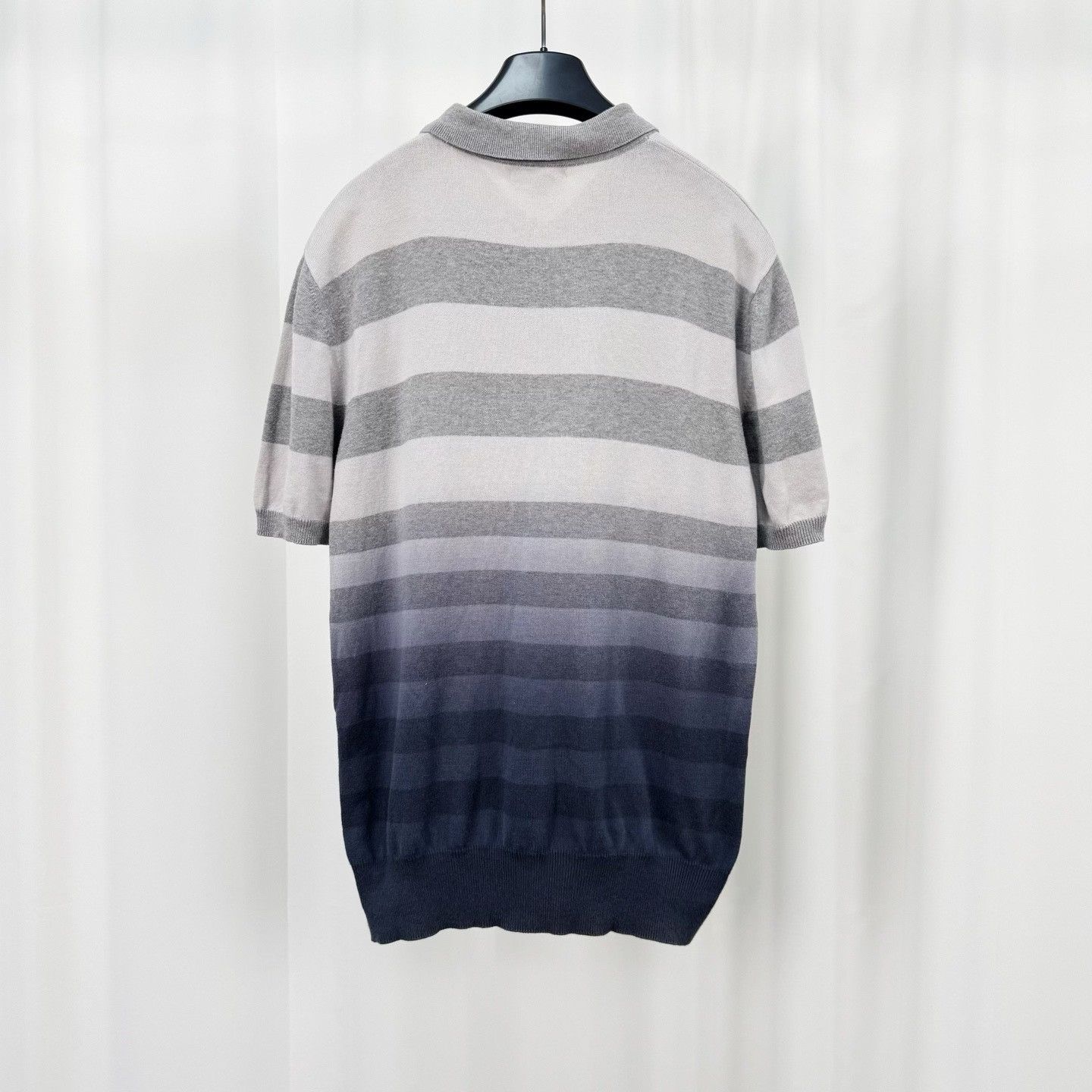 Burberry Burberry Embroidered Knight Gradient Knit Polo Size US M / EU 48-50 / 2 - 2 Thumbnail