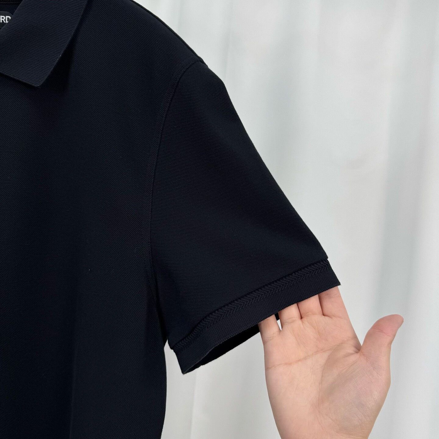 Tom Ford Tom Ford Black Embroidered Letter Polo Size US L / EU 52-54 / 3 - 4 Thumbnail